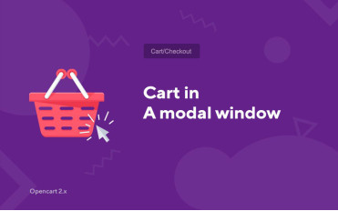 Cart in a modal window