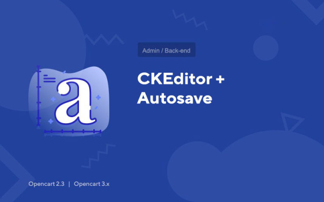 CKEditor + Autosave