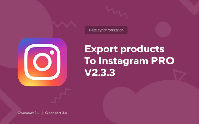 Exportujte produkty na Instagram PRO V2.3.3