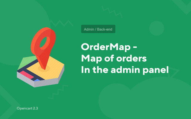 OrderMap - Mapa objednávok v administračnom paneli