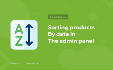 Classificando produtos por data no painel de administração